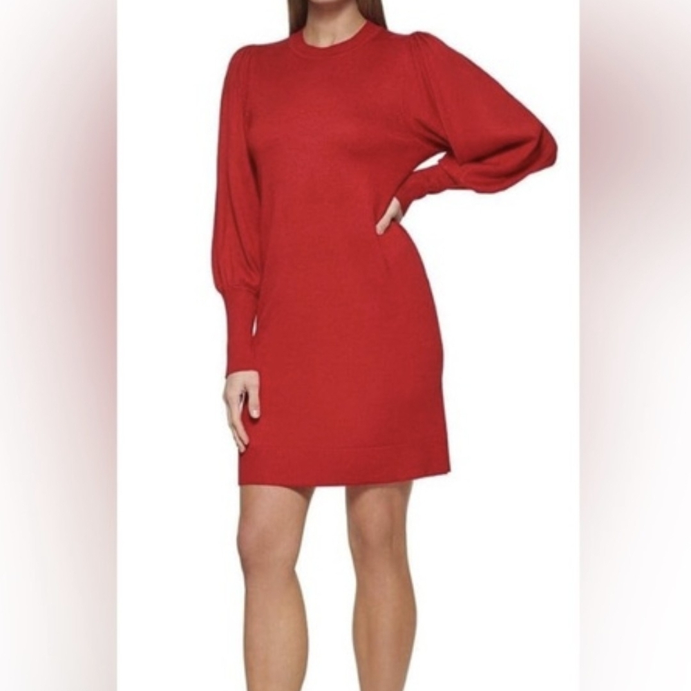 Vince Camuto Elegant Red Women's Dress